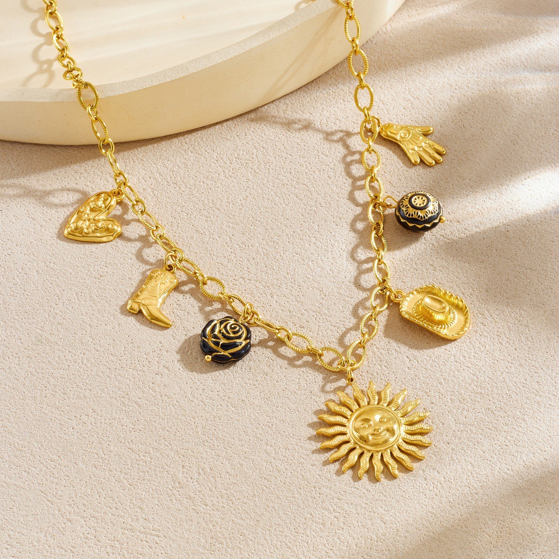 Starfish and Shell Necklace