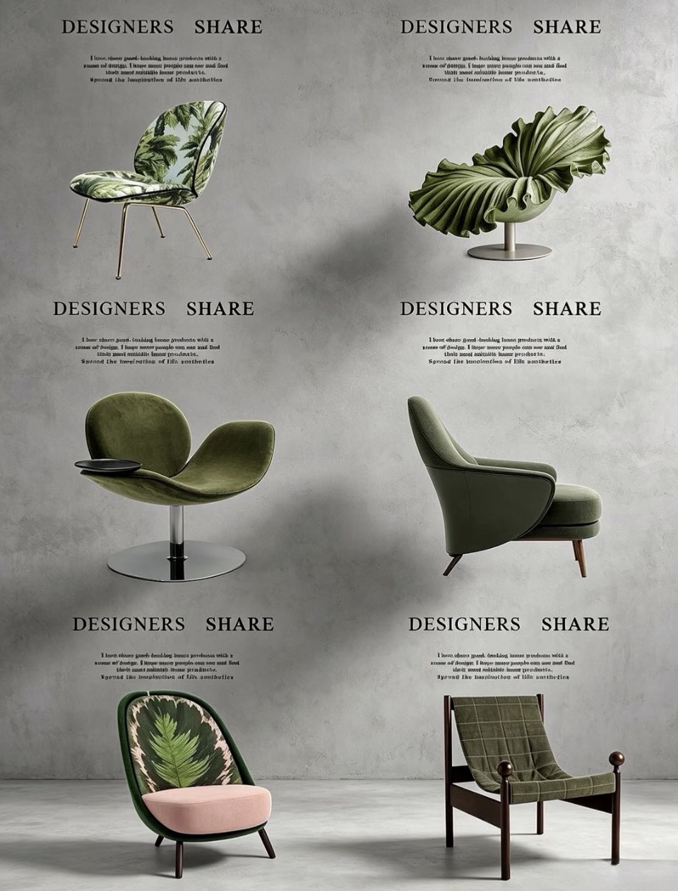 Chair - Premium Modern Fabric