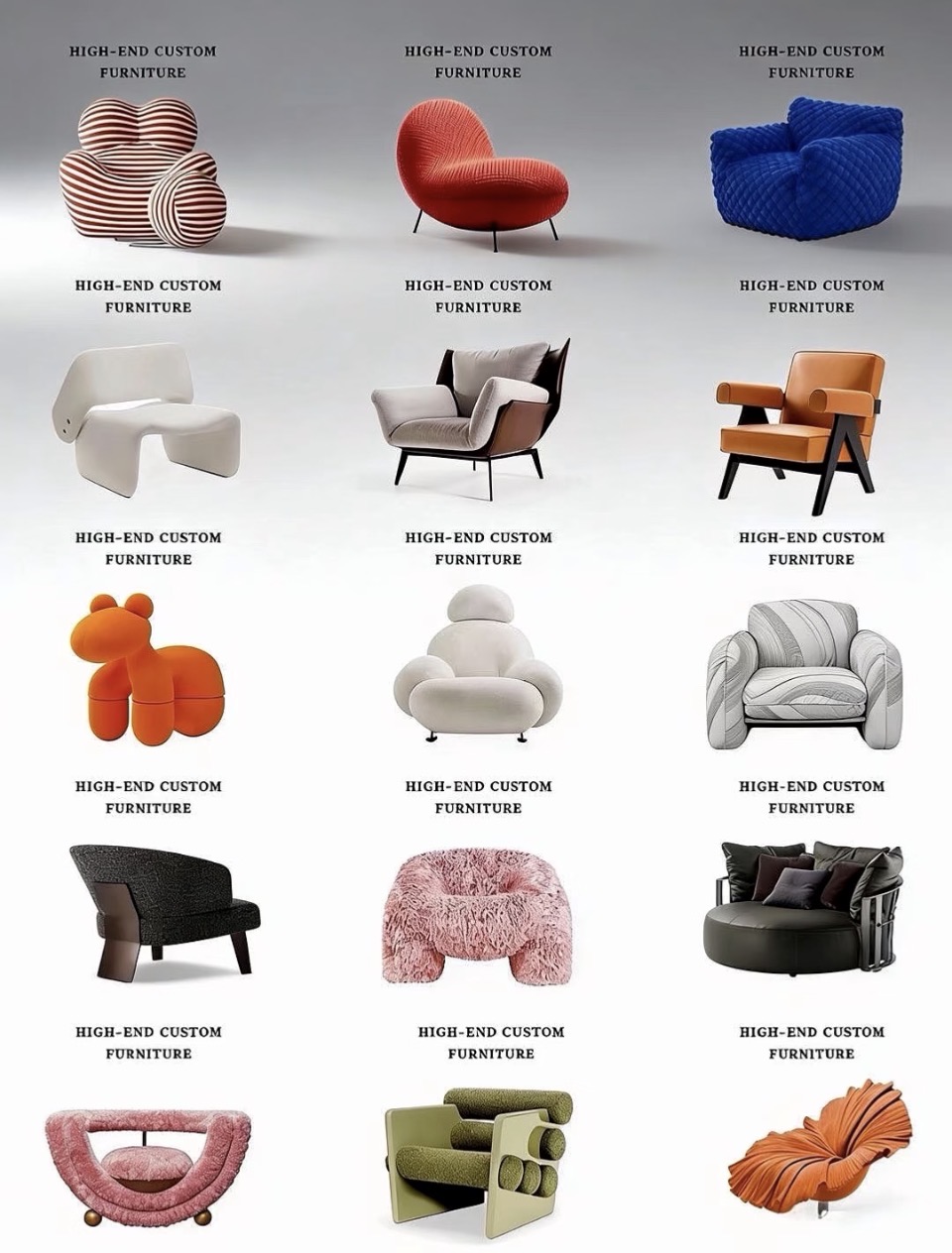 Chair - Premium Modern Fabric