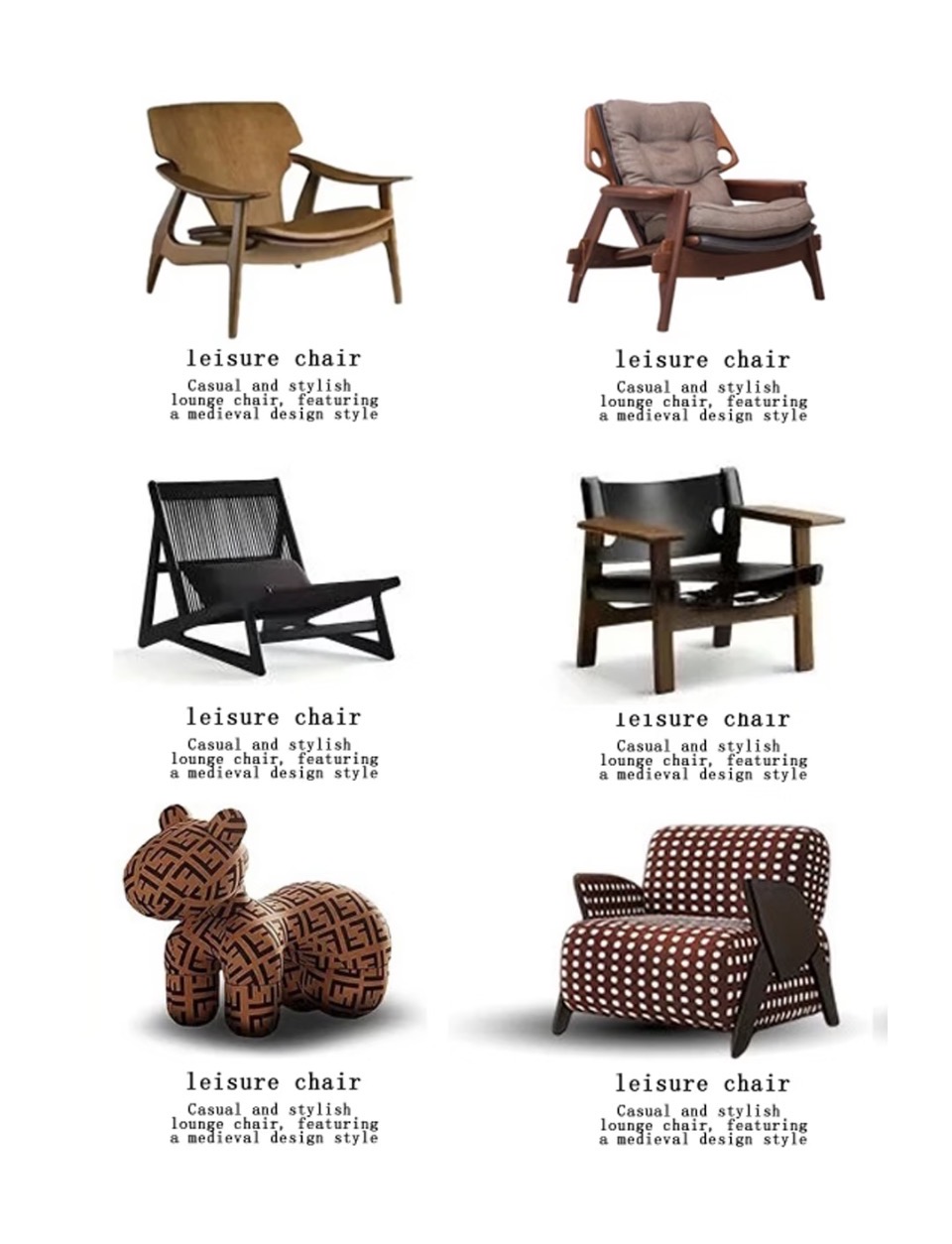 Chair - Premium Modern Fabric