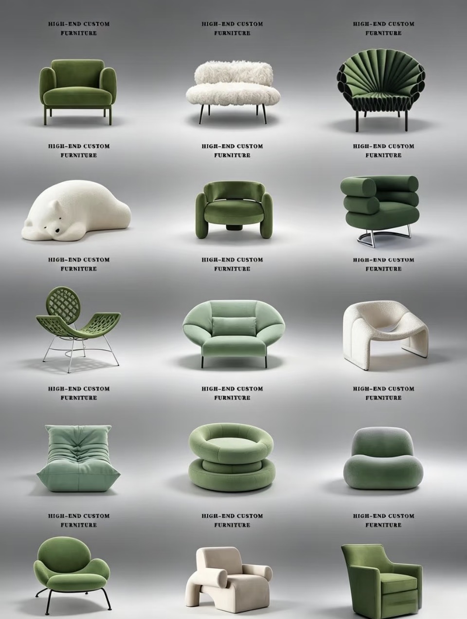 Chair - Premium Modern Fabric