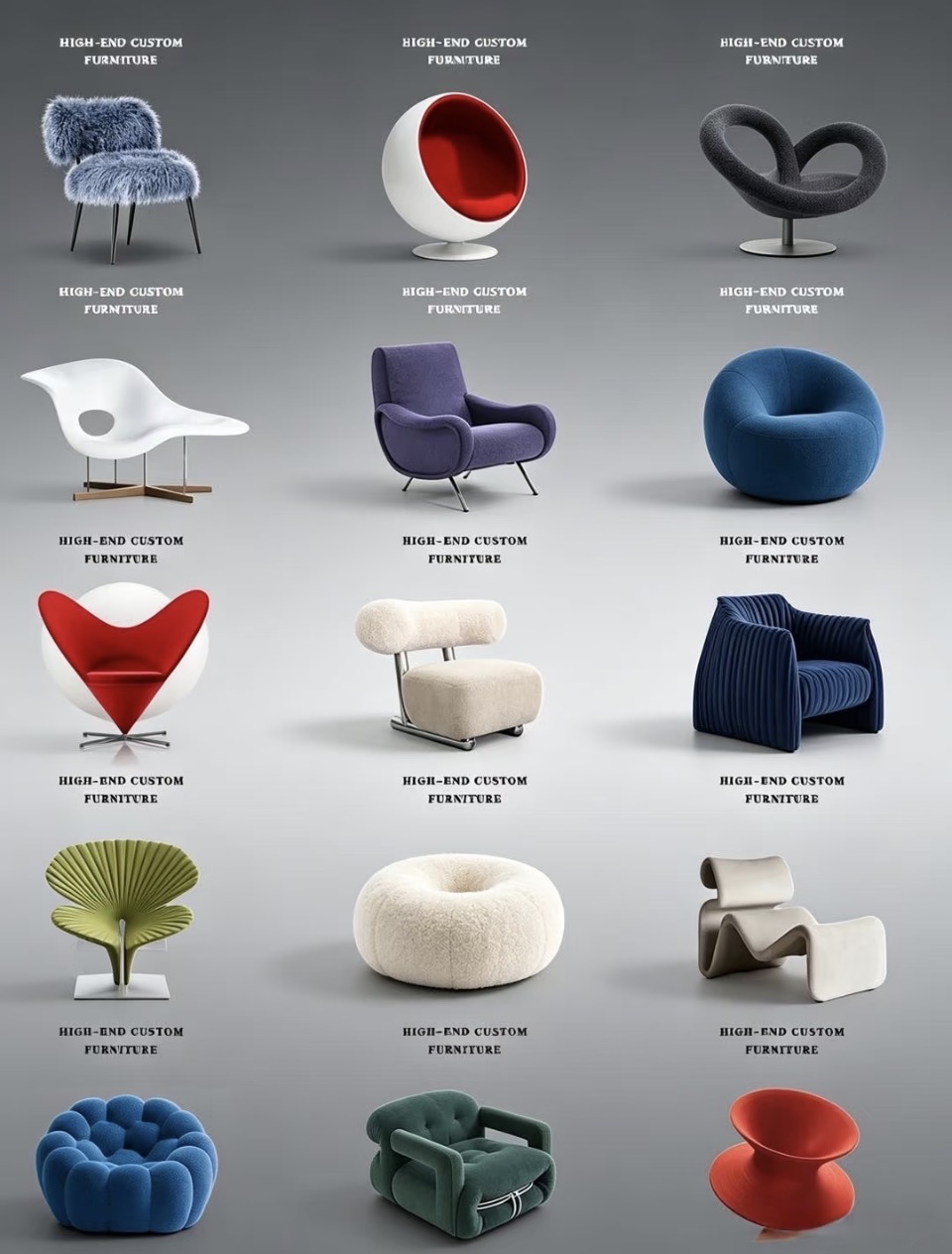 Chair - Premium Modern Fabric