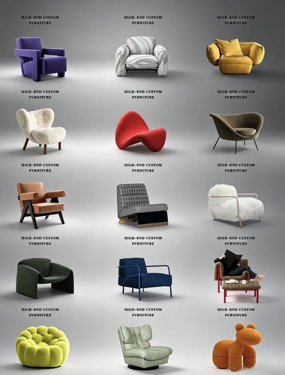 Chair - Premium Modern Fabric